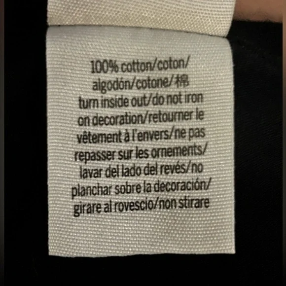 Victoria’s Secret PINK black and white varsity tee, size XS - Picture 8 of 8